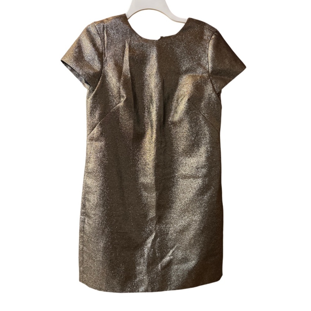 Gold glimmer cocktail holiday or New Year’s Eve  dress
